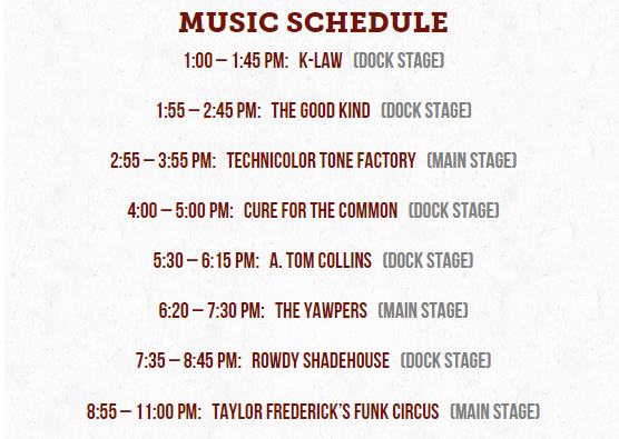 Get Down Music Schedule Announcement