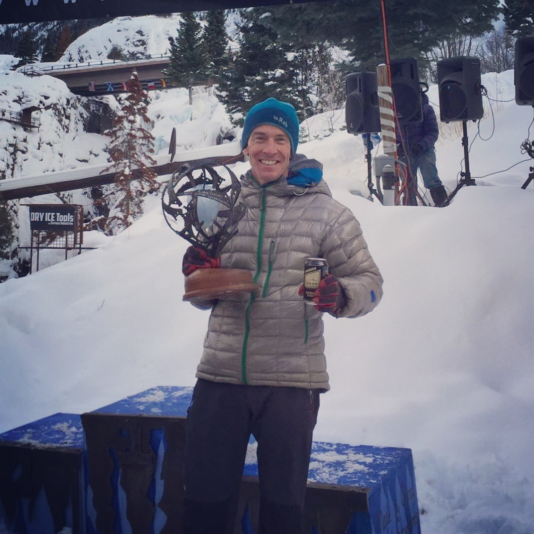 Ouray Ice Fest winner Ryan Vachon - Cole Karchner