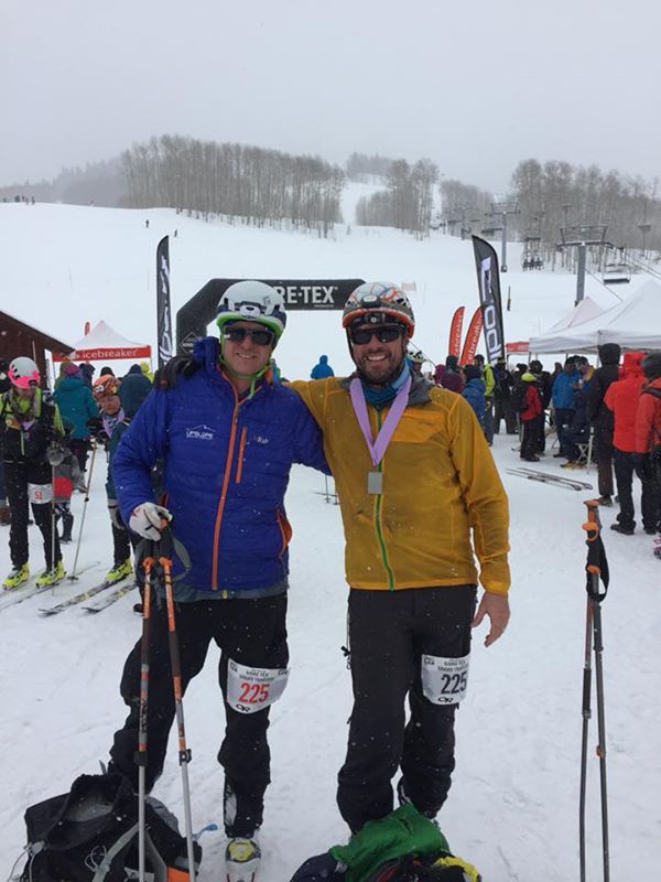 Henry and Fritz with their finishing medals!