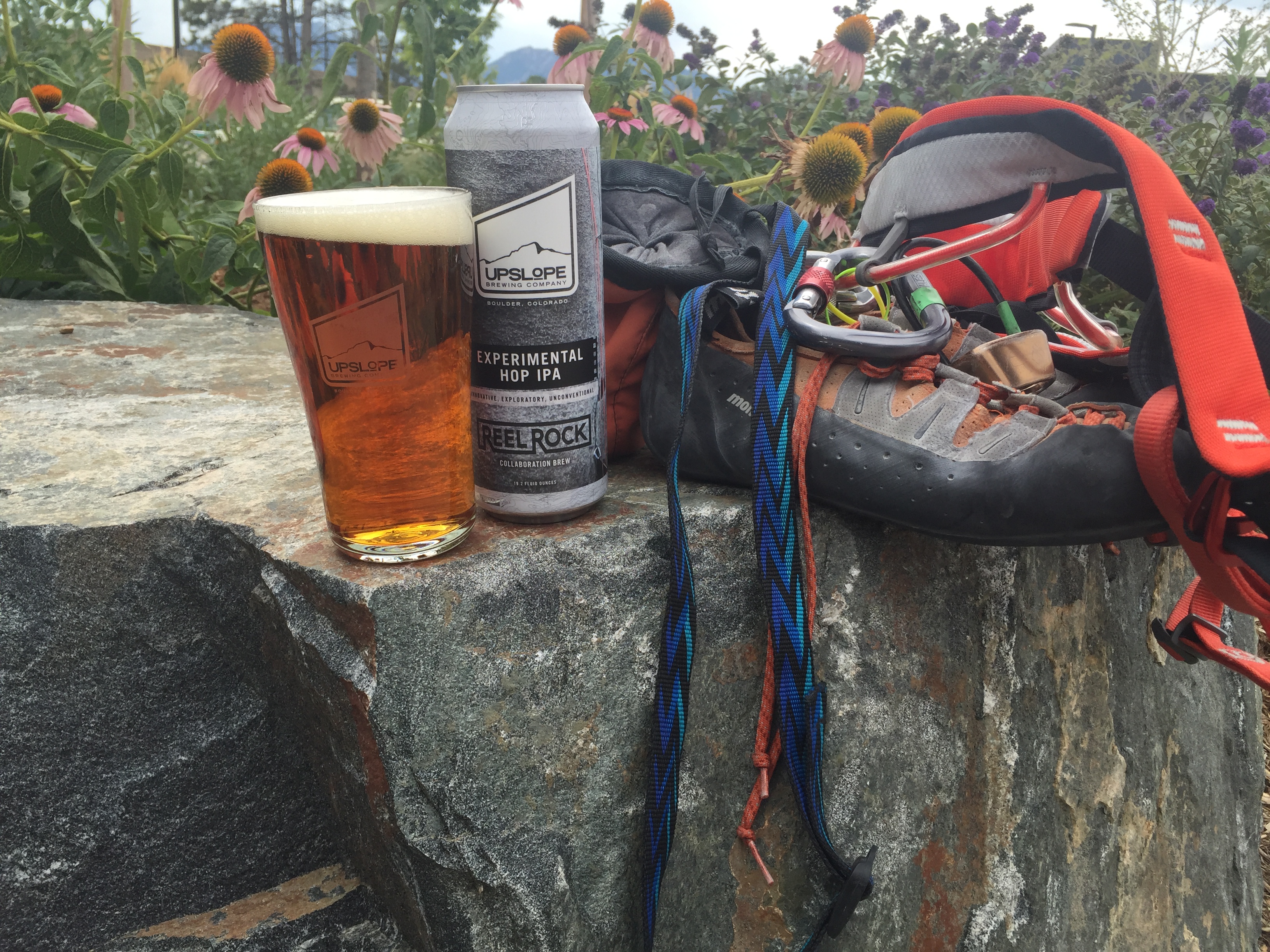 Upslope and REEL ROCK Reel Rock beer